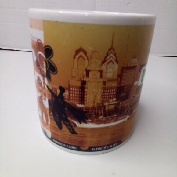 Starbucks Coffee Mug Vintage 1999 Philadelphia Liberty Bell - Picture 4 of 12